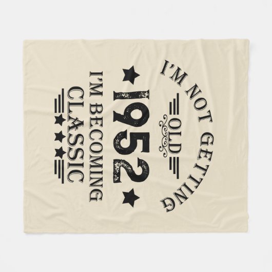 Gepersonaliseerd 70-jarig 70-jarig verjaardagsfee fleece deken (Voorkant (Horizontaal))