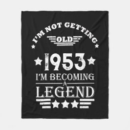 Gepersonaliseerd 70-jarig  70-jarig verjaardagsfee fleece deken