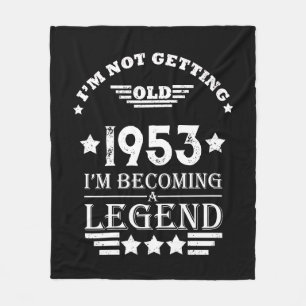 Gepersonaliseerd 70-jarig 70-jarig verjaardagsfee fleece deken