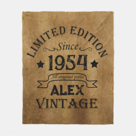 Gepersonaliseerd 70-jarig  70-jarig verjaardagsfee fleece deken
