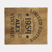 Gepersonaliseerd 70-jarig  70-jarig verjaardagsfee fleece deken (Voorkant (Horizontaal))