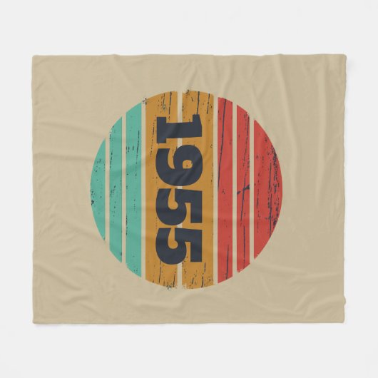 Gepersonaliseerd 70-jarig 70-jarig verjaardagsfee fleece deken (Voorkant (Horizontaal))