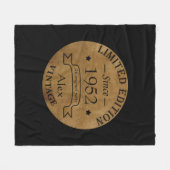 Gepersonaliseerd 70-jarig  70-jarig verjaardagsfee fleece deken (Voorkant (Horizontaal))