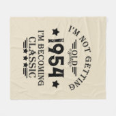 Gepersonaliseerd 70-jarig  70-jarig verjaardagsfee fleece deken (Voorkant (Horizontaal))