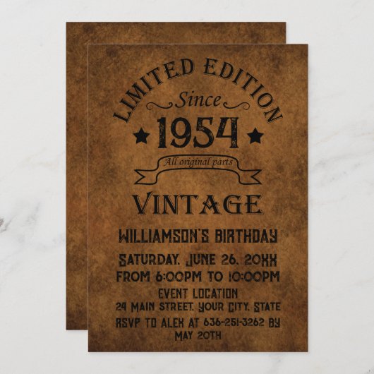 Gepersonaliseerd 70-jarig 70-jarig verjaardagsfee kaart (Voorkant / Achterkant)