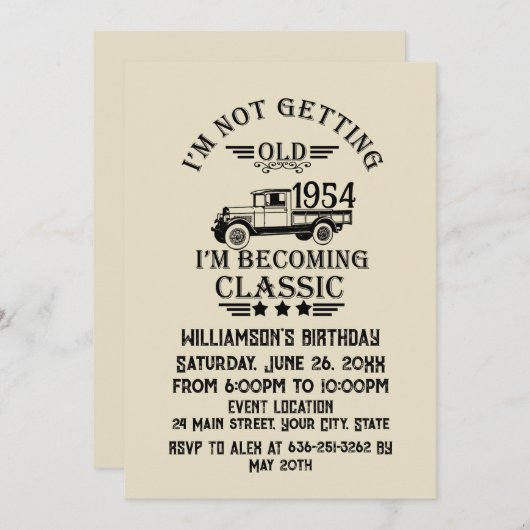 Gepersonaliseerd 70-jarig  70-jarig verjaardagsfee kaart (Voorkant / Achterkant)