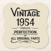 Gepersonaliseerd 70-jarig  70-jarig verjaardagsfee kartonnen onderzetters (Voorkant)