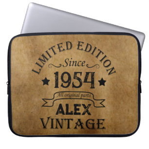 Gepersonaliseerd 70-jarig  70-jarig verjaardagsfee laptop sleeve