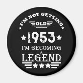 Gepersonaliseerd 70-jarig 70-jarig verjaardagsfee magneet (Voorkant)