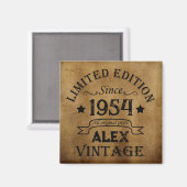 Gepersonaliseerd 70-jarig  70-jarig verjaardagsfee magneet (Voorkant / Achterkant)