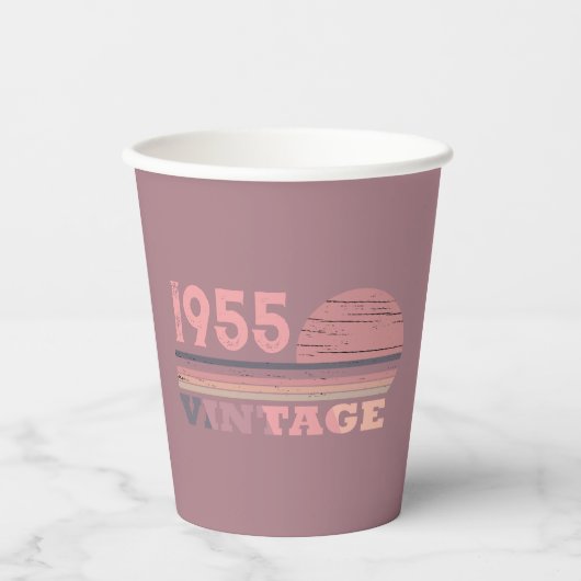 Gepersonaliseerd 70-jarig  70-jarig verjaardagsfee papieren bekers (Voorkant)