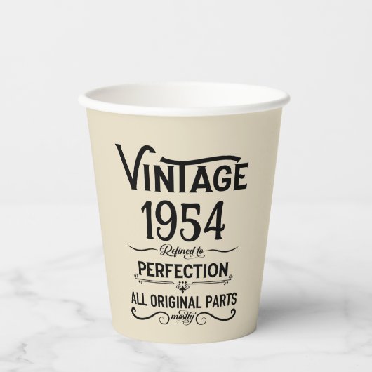 Gepersonaliseerd 70-jarig  70-jarig verjaardagsfee papieren bekers (Voorkant)