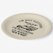 Gepersonaliseerd 70-jarig 70-jarig verjaardagsfee papieren bordje (Gekanteld)