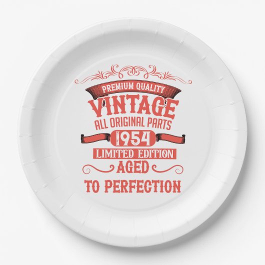 Gepersonaliseerd 70-jarig  70-jarig verjaardagsfee papieren bordje (Voorkant)