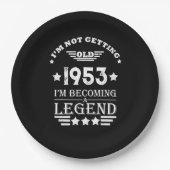 Gepersonaliseerd 70-jarig  70-jarig verjaardagsfee papieren bordje (Voorkant)