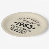 Gepersonaliseerd 70-jarig  70-jarig verjaardagsfee papieren bordje (Gekanteld)