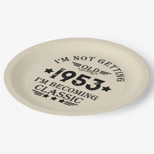 Gepersonaliseerd 70-jarig  70-jarig verjaardagsfee papieren bordje (Gekanteld)