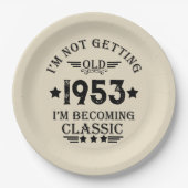 Gepersonaliseerd 70-jarig  70-jarig verjaardagsfee papieren bordje (Voorkant)