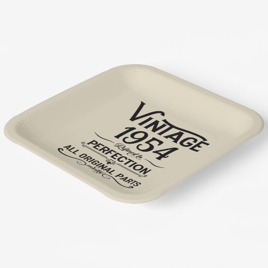 Gepersonaliseerd 70-jarig  70-jarig verjaardagsfee papieren bordje (Gebogen)