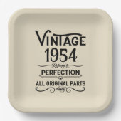 Gepersonaliseerd 70-jarig  70-jarig verjaardagsfee papieren bordje (Voorkant)