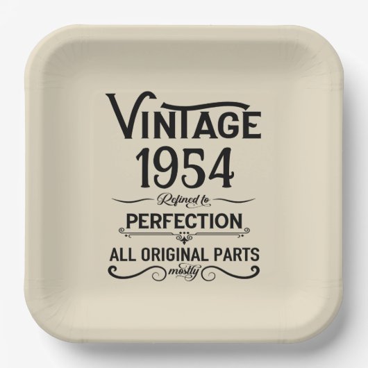 Gepersonaliseerd 70-jarig  70-jarig verjaardagsfee papieren bordje (Voorkant)