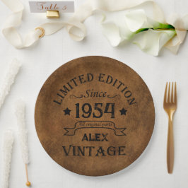 Gepersonaliseerd 70-jarig  70-jarig verjaardagsfee papieren bordje