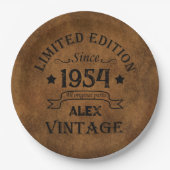 Gepersonaliseerd 70-jarig  70-jarig verjaardagsfee papieren bordje (Voorkant)