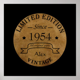 Gepersonaliseerd 70-jarig  70-jarig verjaardagsfee poster