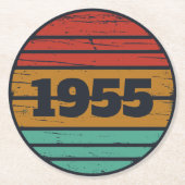 Gepersonaliseerd 70-jarig  70-jarig verjaardagsfee ronde kartonnen onderzetter (Voorkant)