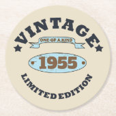 Gepersonaliseerd 70-jarig  70-jarig verjaardagsfee ronde kartonnen onderzetter (Voorkant)