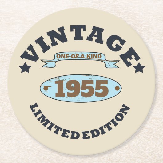 Gepersonaliseerd 70-jarig  70-jarig verjaardagsfee ronde kartonnen onderzetter (Voorkant)