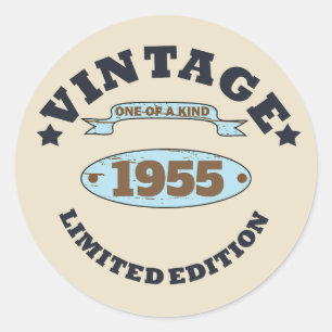 Gepersonaliseerd 70-jarig  70-jarig verjaardagsfee ronde sticker