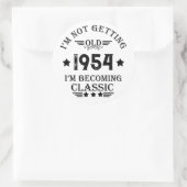 Gepersonaliseerd 70-jarig 70-jarig verjaardagsfee ronde sticker (Tas)