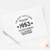 Gepersonaliseerd 70-jarig 70-jarig verjaardagsfee ronde sticker (Envelop)