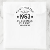 Gepersonaliseerd 70-jarig 70-jarig verjaardagsfee ronde sticker (Tas)