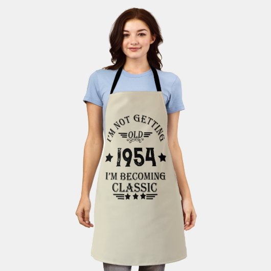 Gepersonaliseerd 70-jarig 70-jarig verjaardagsfee schort (Gedragen)