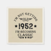 Gepersonaliseerd 70-jarig 70-jarig verjaardagsfee servet (Voorkant)