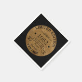 Gepersonaliseerd 70-jarig  70-jarig verjaardagsfee servet (Hoek)