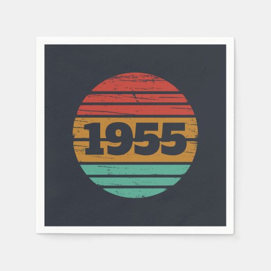 Gepersonaliseerd 70-jarig  70-jarig verjaardagsfee servet (Voorkant)