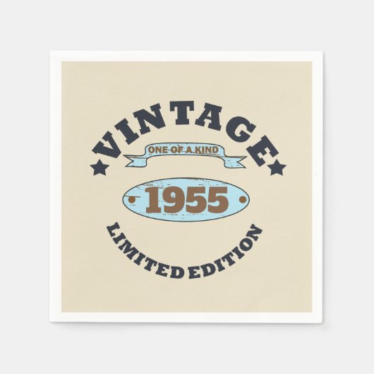 Gepersonaliseerd 70-jarig  70-jarig verjaardagsfee servet (Voorkant)