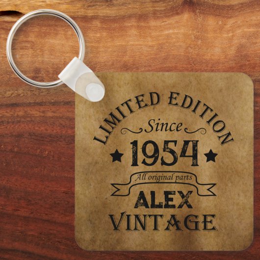 Gepersonaliseerd 70-jarig  70-jarig verjaardagsfee sleutelhanger (Voorkant)