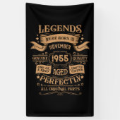 Gepersonaliseerd 70-jarig 70-jarig verjaardagsfee spandoek (Verticaal)