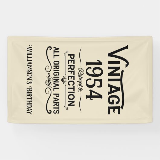 Gepersonaliseerd 70-jarig 70-jarig verjaardagsfee spandoek (Horizontaal)