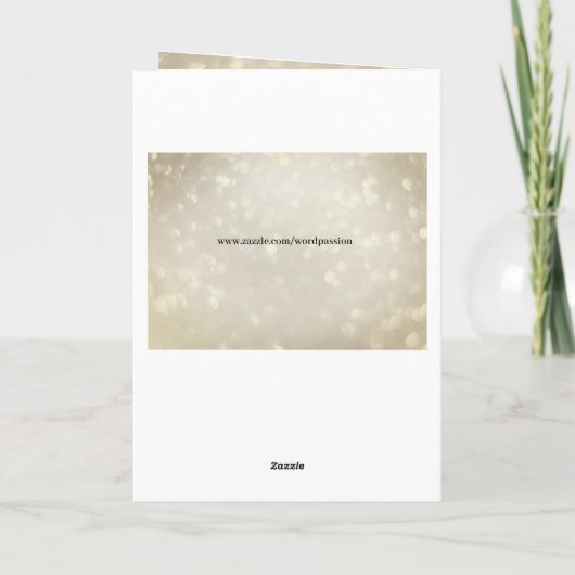 Gepersonaliseerd 73e gevouwen Wenskaart Kaart (Achterkant)