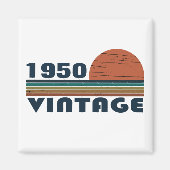 Gepersonaliseerd 75e verjaardagsfeest magneet (Voorkant)