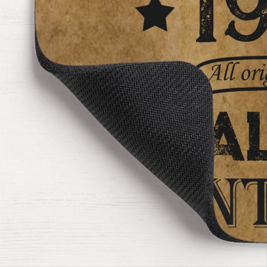 Gepersonaliseerd  75e verjaardagsfeest muismat (Hoek)