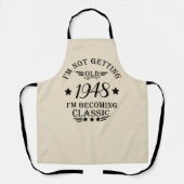 Gepersonaliseerd  75e verjaardagsfeest schort (Voorkant)