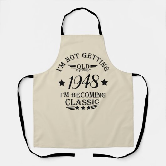 Gepersonaliseerd  75e verjaardagsfeest schort (Voorkant)