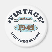 Gepersonaliseerd  85ste verjaardagsfeest magneet (Voorkant)