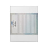 Gepersonaliseerd 8,5 x 11 Notitieblok: minimalisti Notitieblok (Linkerzijde)